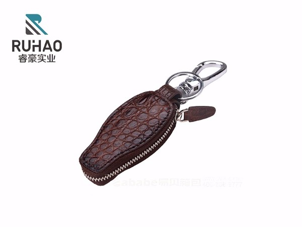 鱷魚(yú)皮鑰匙包